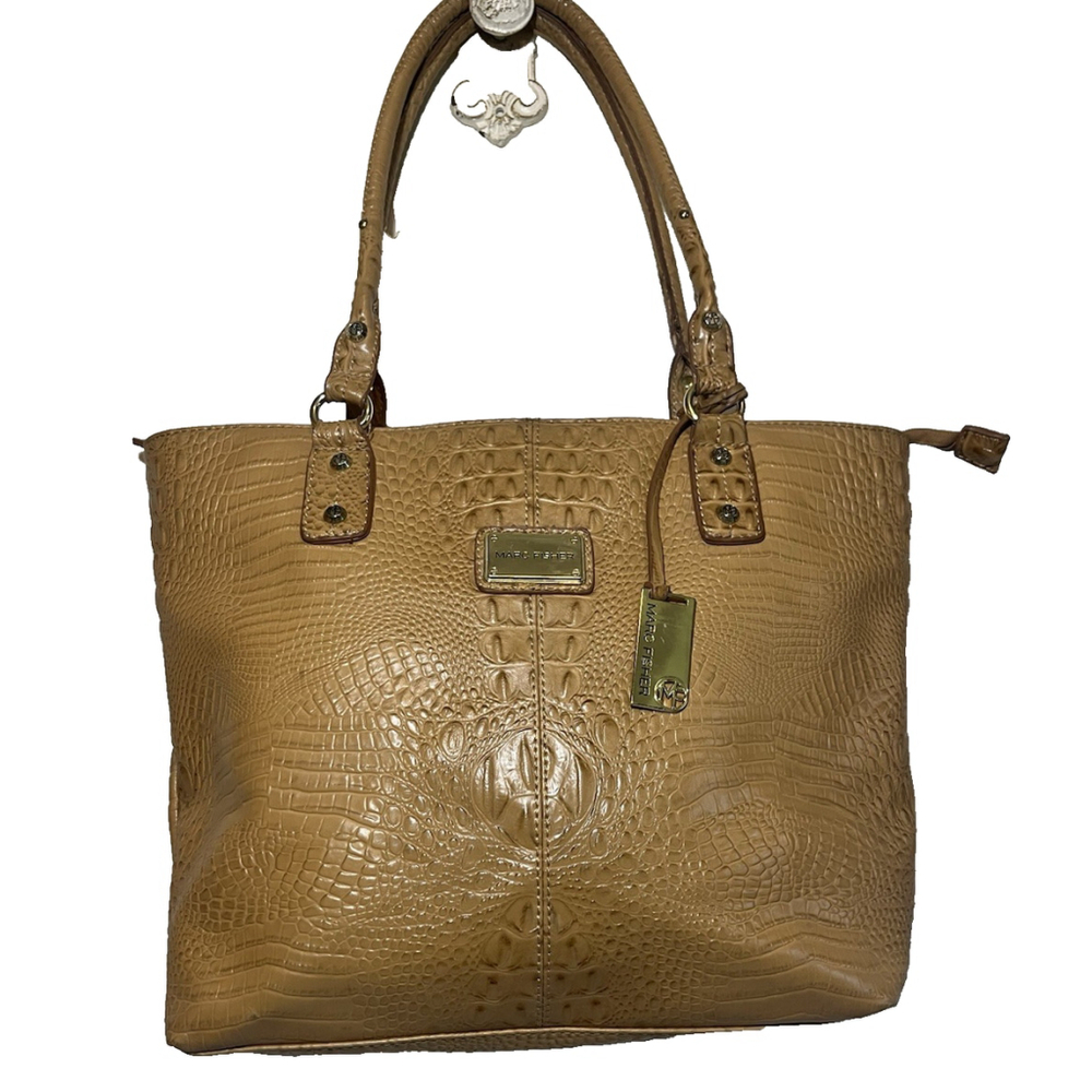 Marc Fisher croc embossed Tote Bag Purse